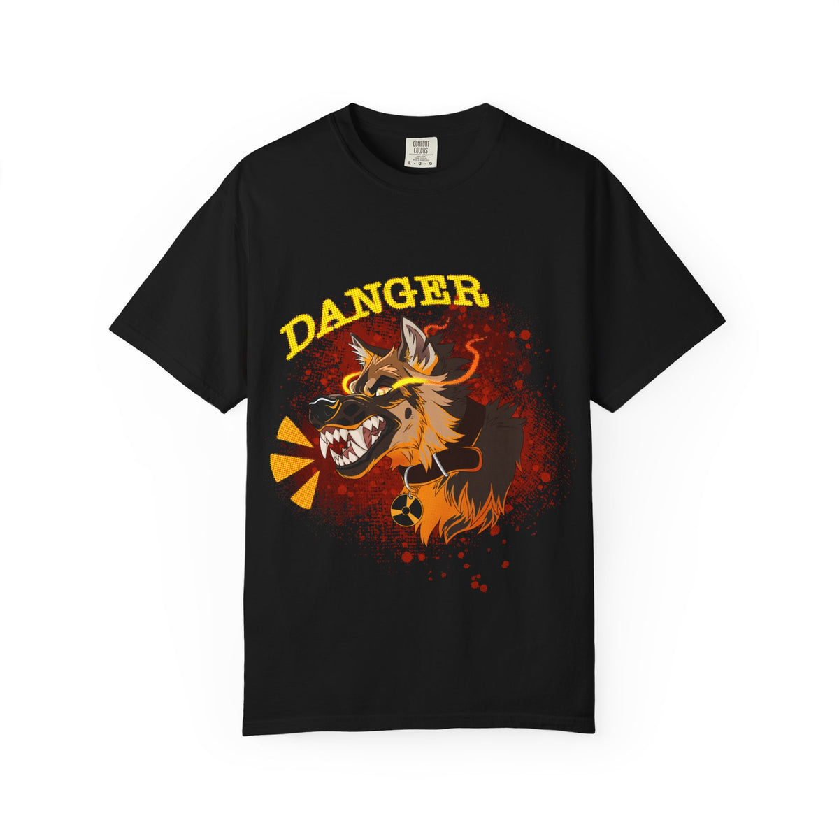 Danger Dog T-Shirt | Grunge Snarling Aggressive Dog Shirt | Dog Lover Gift | Furry Animal Tee | Animal Kingdom