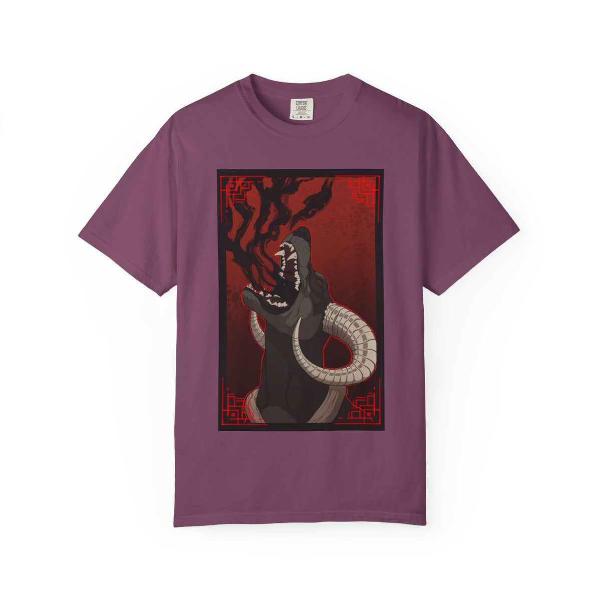 Houndoom Pokémon Shirt | Haloween | Artistic vision Tee | Dark Canine | Demon Dog Art | Wearable Beast Art