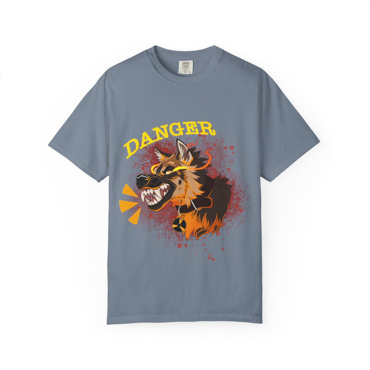 Danger Dog T-Shirt | Grunge Snarling Aggressive Dog Shirt | Dog Lover Gift | Furry Animal Tee | Animal Kingdom