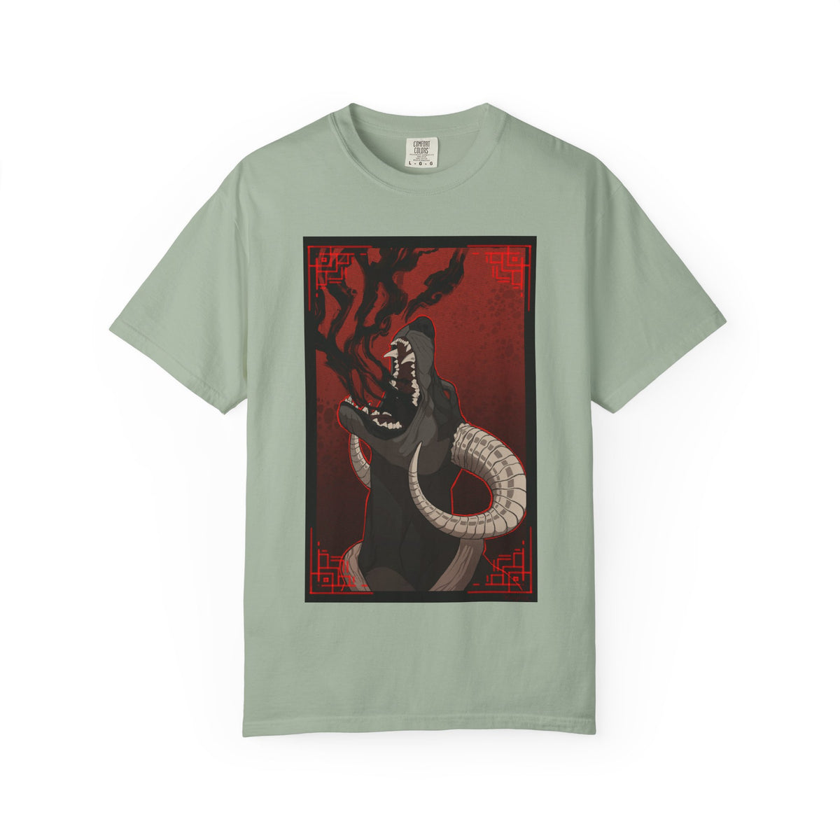 Houndoom Pokémon Shirt | Haloween | Artistic vision Tee | Dark Canine | Demon Dog Art | Wearable Beast Art