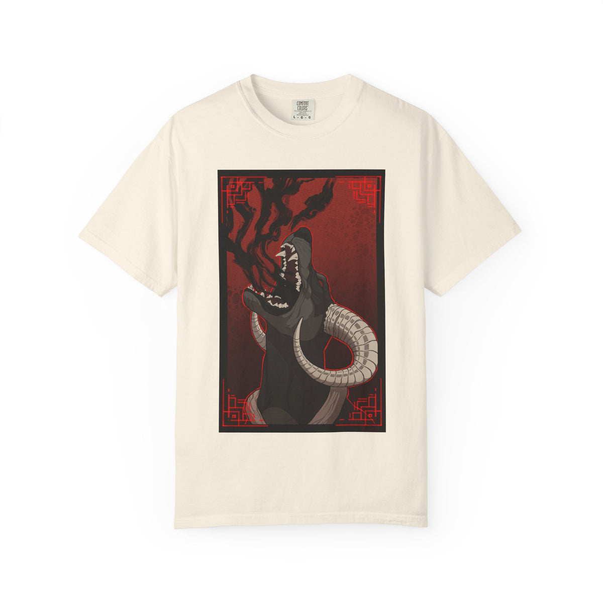 Houndoom Pokémon Shirt | Haloween | Artistic vision Tee | Dark Canine | Demon Dog Art | Wearable Beast Art