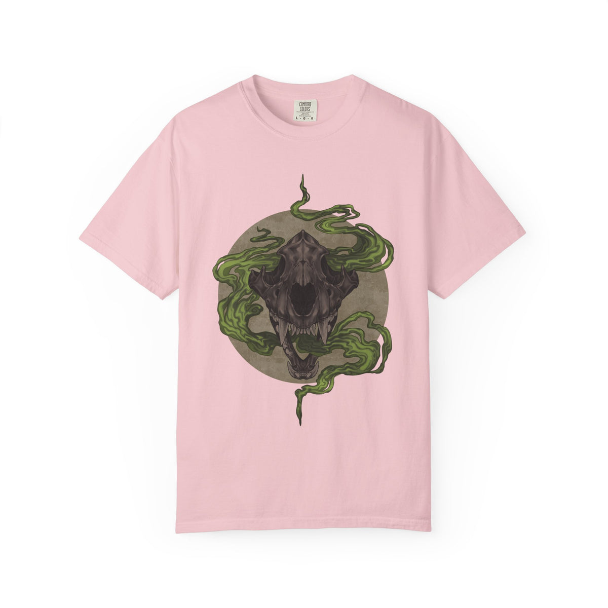 Tiger Skull Creature Shirt | Gothic Animal Tee | Supernatural Art