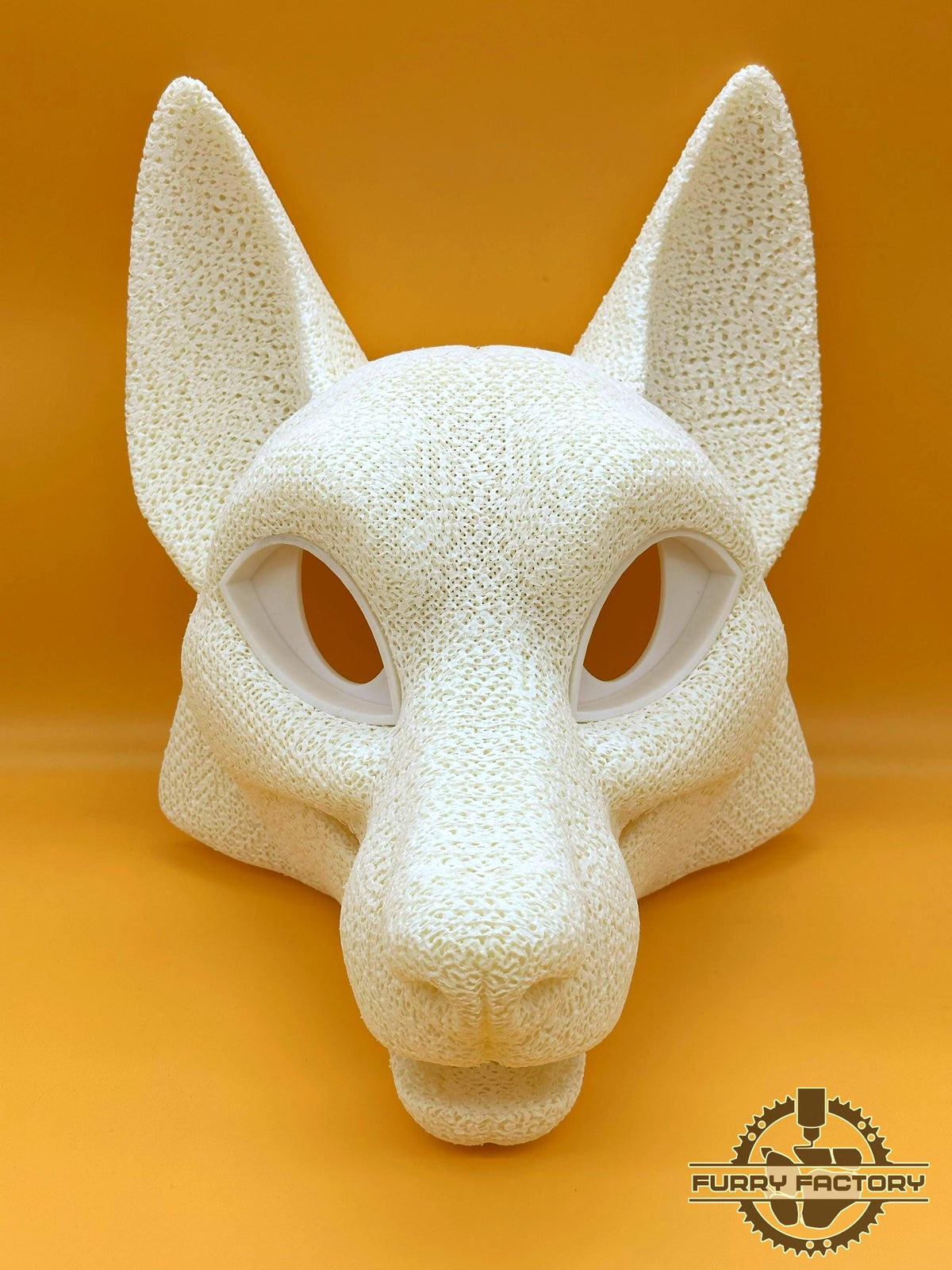 Foam TPU Base Toony Fox, Lightweight Fursuit Head, Soft Water Resistant