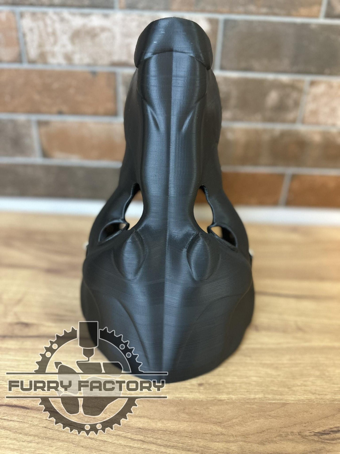 Dobermann Fursuit Kopf Basis: Realistische 3D-gedruckte Kiefer bewegliche Hunde Rohling
