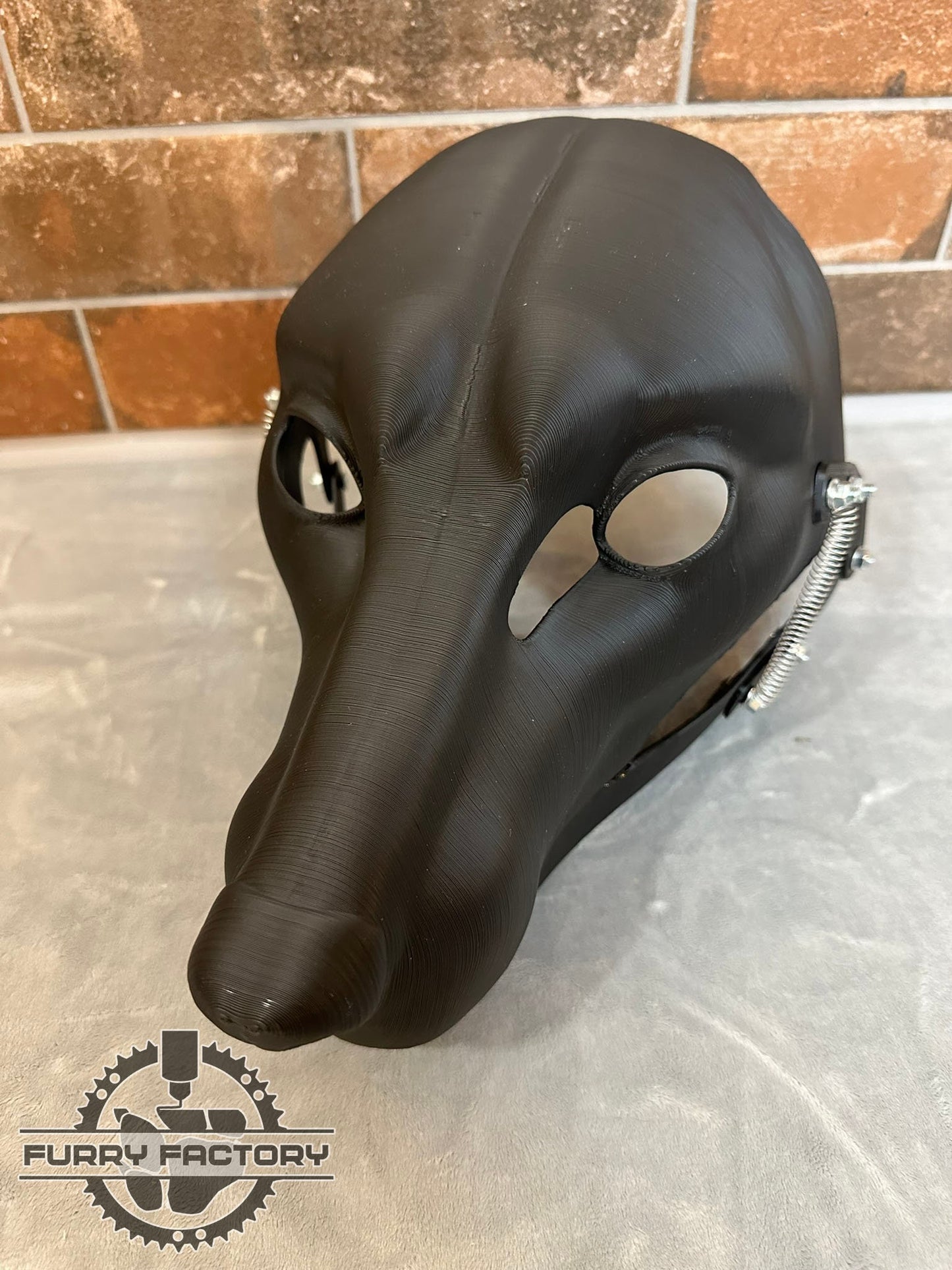 Fox-Fursuit-Kopf-Basis: Realistisches, 3D-gedrucktes, bewegliches Kiefergelenk, Hunde-Blank