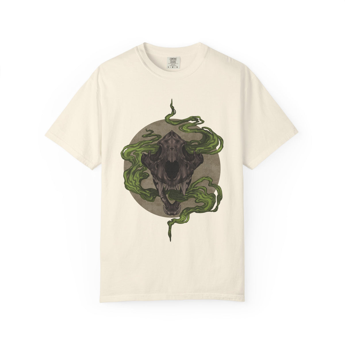 Tiger Skull Creature Shirt | Gothic Animal Tee | Supernatural Art