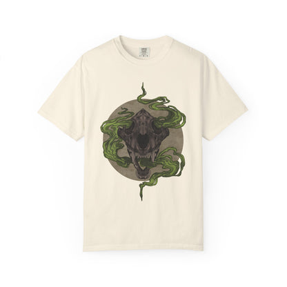 Tiger Skull Creature Shirt | Gothic Animal Tee | Supernatural Art