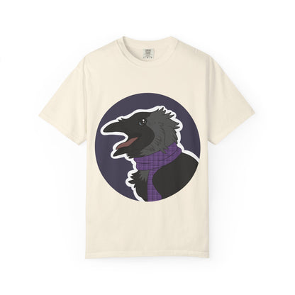 Raven Portrait T-Shirt | Raven with Scarf Graphic Tee