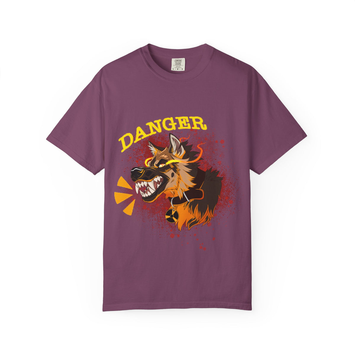 Danger Dog T-Shirt | Grunge Snarling Aggressive Dog Shirt | Dog Lover Gift | Furry Animal Tee | Animal Kingdom