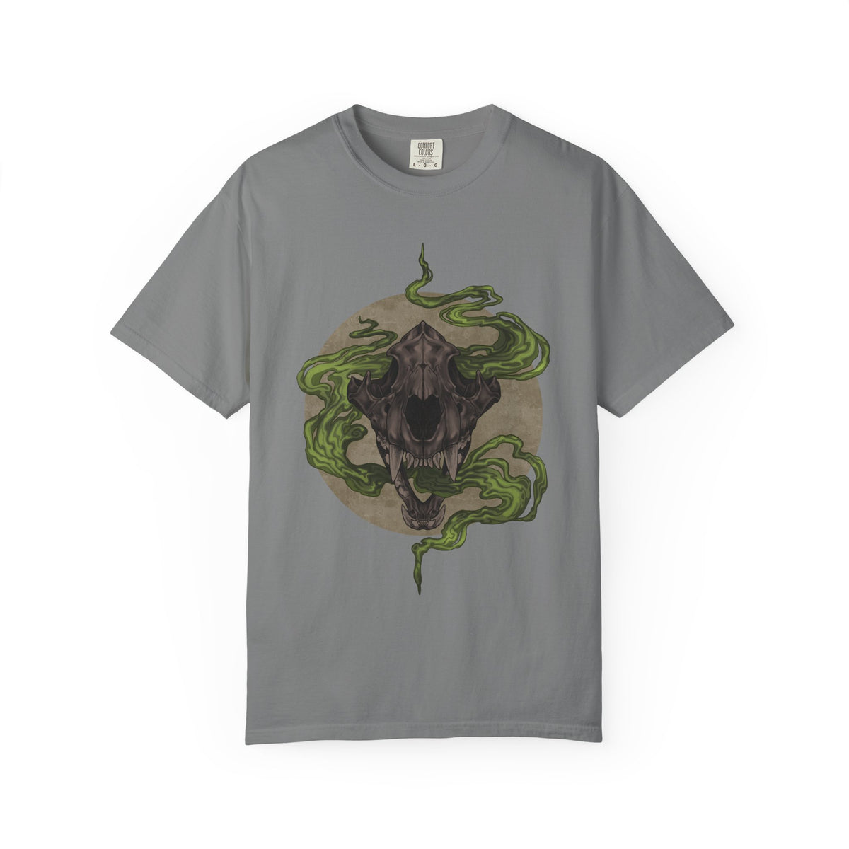 Tiger Skull Creature Shirt | Gothic Animal Tee | Supernatural Art