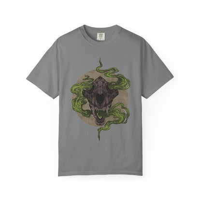 Tiger Skull Creature Shirt | Gothic Animal Tee | Supernatural Art