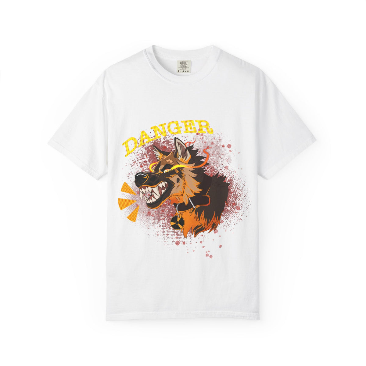 Danger Dog T-Shirt | Grunge Snarling Aggressive Dog Shirt | Dog Lover Gift | Furry Animal Tee | Animal Kingdom