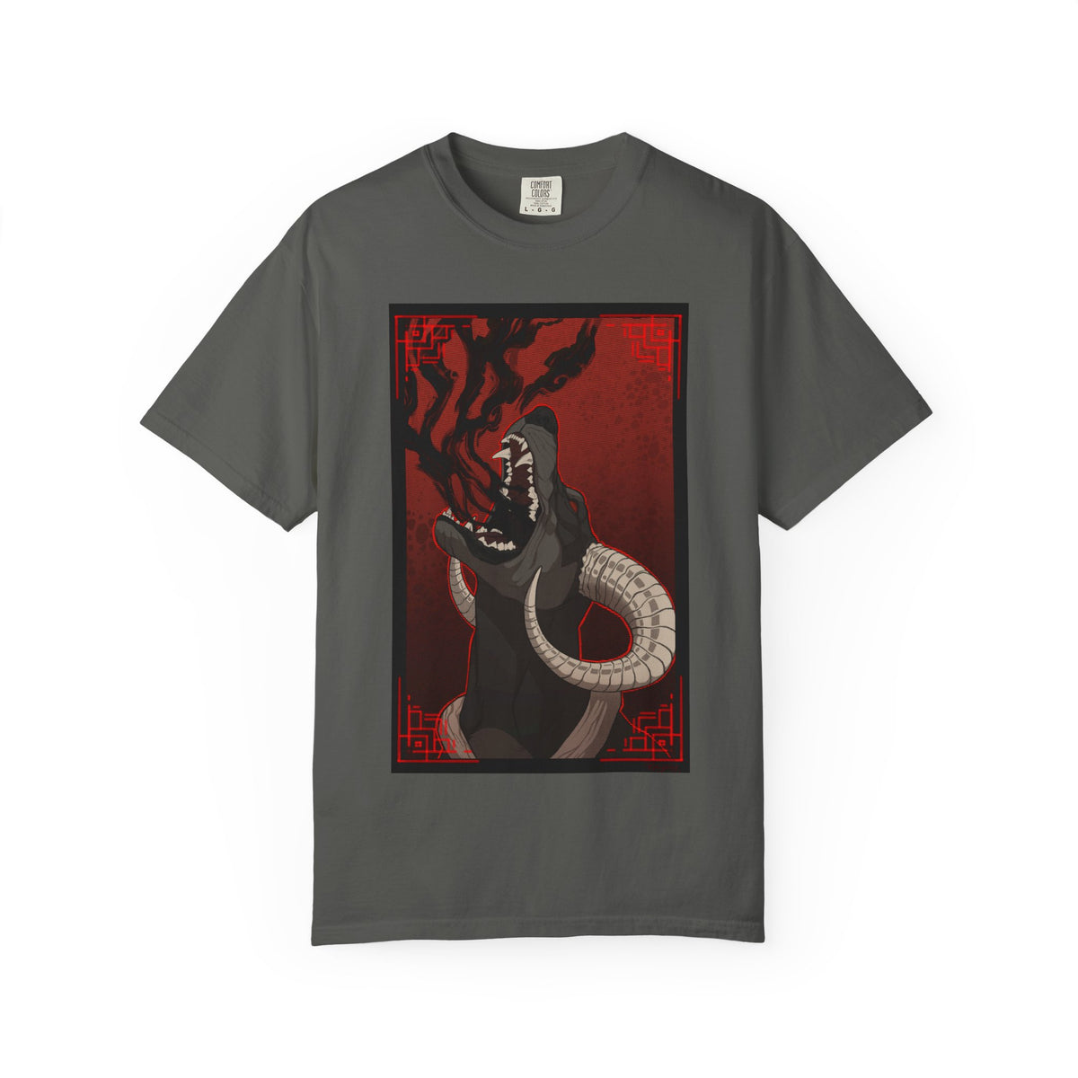 Houndoom Pokémon Shirt | Haloween | Artistic vision Tee | Dark Canine | Demon Dog Art | Wearable Beast Art