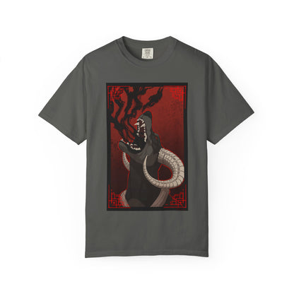 Houndoom Pokémon Shirt | Haloween | Artistic vision Tee | Dark Canine | Demon Dog Art | Wearable Beast Art