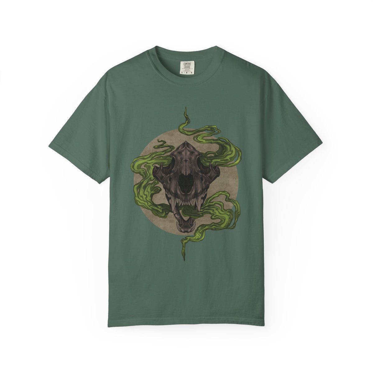 Tiger Skull Creature Shirt | Gothic Animal Tee | Supernatural Art