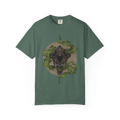 Tiger Skull Creature Shirt | Gothic Animal Tee | Supernatural Art