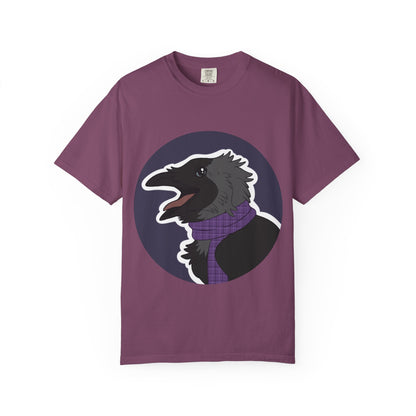 Raven Portrait T-Shirt | Raven with Scarf Graphic Tee