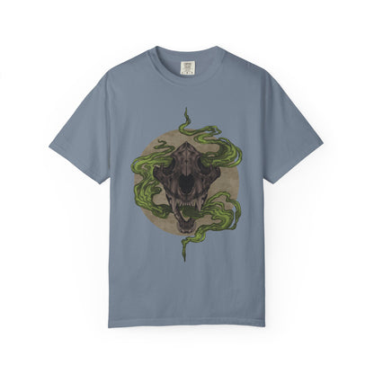 Tiger Skull Creature Shirt | Gothic Animal Tee | Supernatural Art