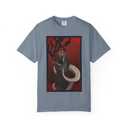 Houndoom Pokémon Shirt | Haloween | Artistic vision Tee | Dark Canine | Demon Dog Art | Wearable Beast Art