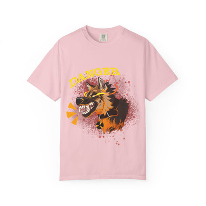 Danger Dog T-Shirt | Grunge Snarling Aggressive Dog Shirt | Dog Lover Gift | Furry Animal Tee | Animal Kingdom
