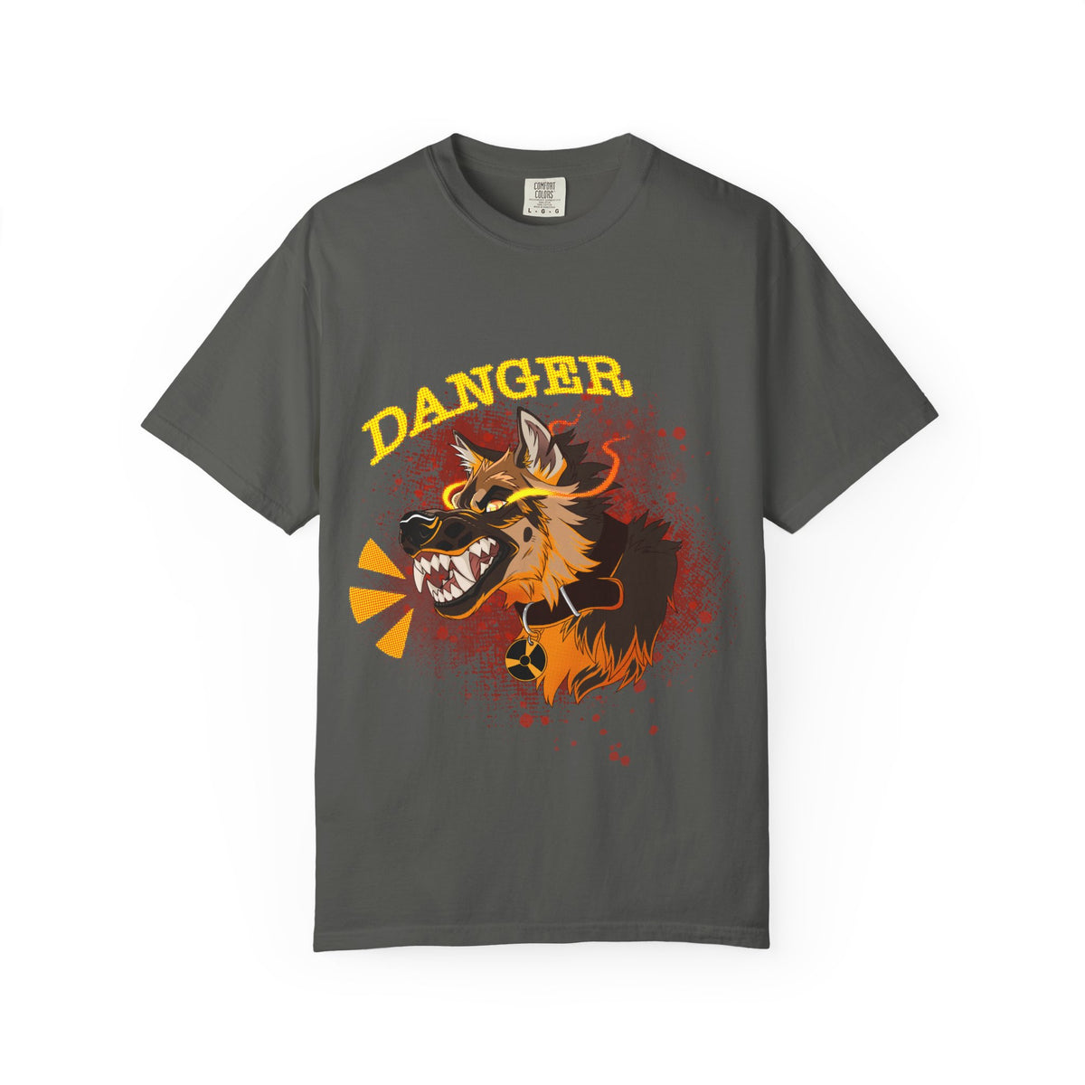 Danger Dog T-Shirt | Grunge Snarling Aggressive Dog Shirt | Dog Lover Gift | Furry Animal Tee | Animal Kingdom