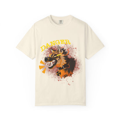 Danger Dog T-Shirt | Grunge Snarling Aggressive Dog Shirt | Dog Lover Gift | Furry Animal Tee | Animal Kingdom