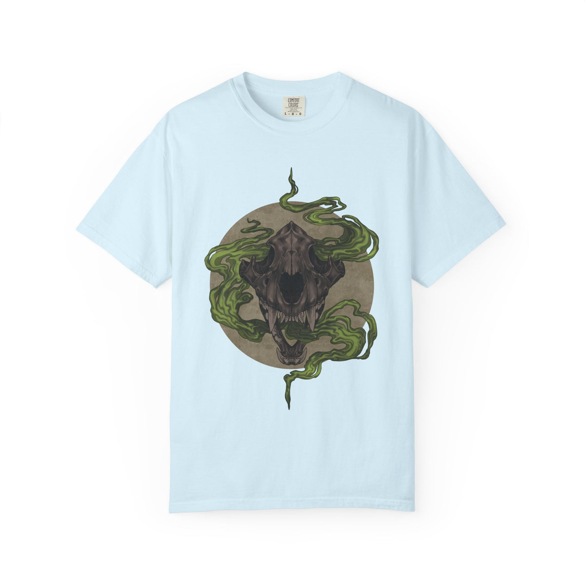 Tiger Skull Creature Shirt | Gothic Animal Tee | Supernatural Art
