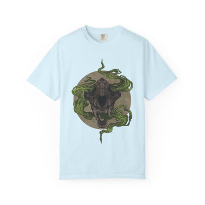Tiger Skull Creature Shirt | Gothic Animal Tee | Supernatural Art