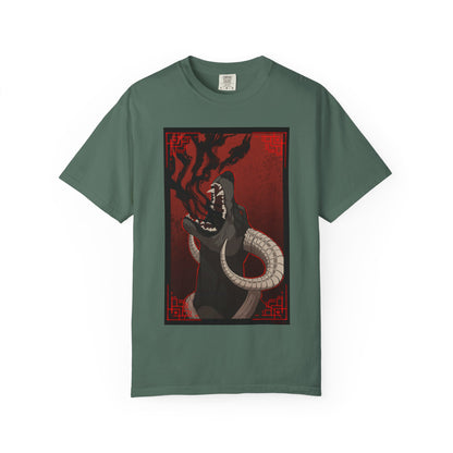 Houndoom Pokémon Shirt | Haloween | Artistic vision Tee | Dark Canine | Demon Dog Art | Wearable Beast Art