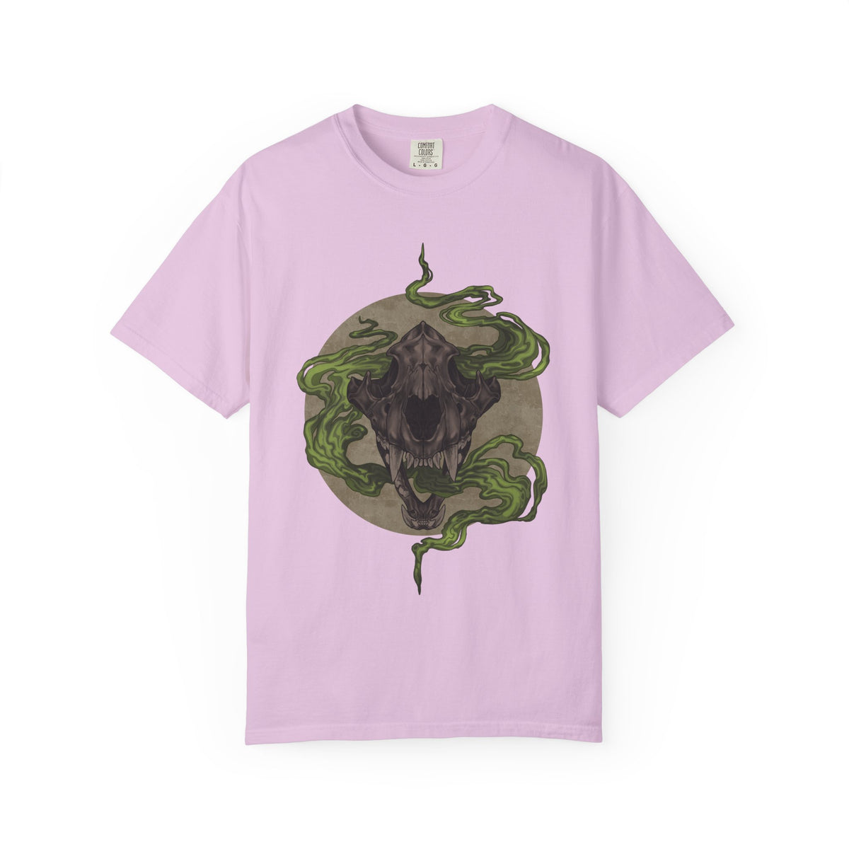 Tiger Skull Creature Shirt | Gothic Animal Tee | Supernatural Art