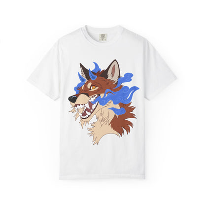Japanese Fox Yokai T-Shirt | Oni Fox Shirt | Spirit Demon Tee | Furry Art | Artist Zoomorphic Graphic Tee shirt