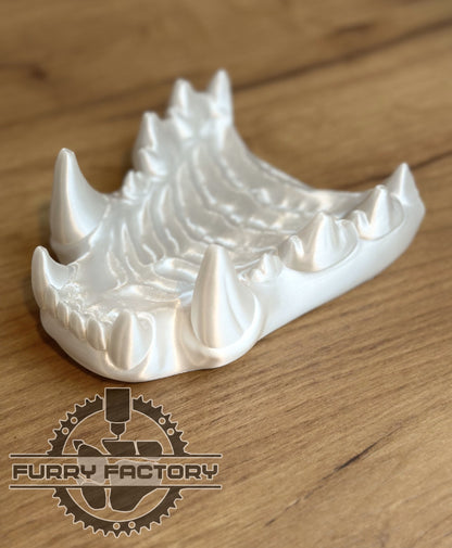 Hyena Fursuit Jaw Set: 3D Printed Realistic Teeth for Yeen Masks