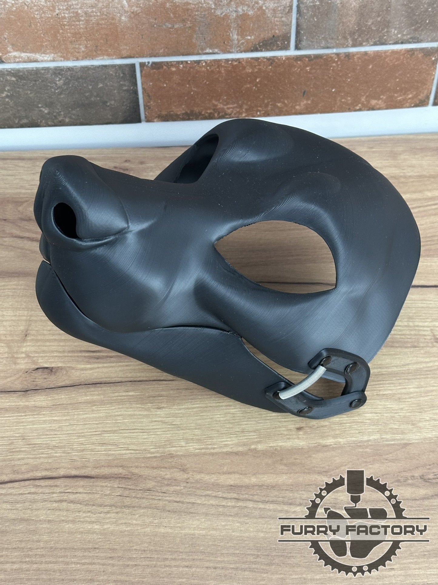 Fox fursuit Head Base, Semi Toony, 3D Printed Moving Jaw