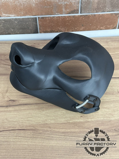 Fox fursuit Head Base, Semi Toony, 3D Printed Moving Jaw