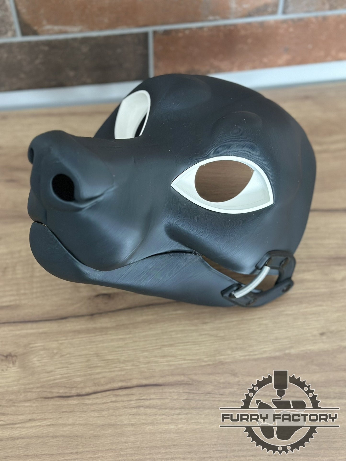 Fox fursuit Head Base, Semi Toony, 3D Printed Moving Jaw