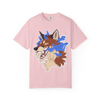 Japanese Fox Yokai T-Shirt | Oni Fox Shirt | Spirit Demon Tee | Furry Art | Artist Zoomorphic Graphic Tee shirt