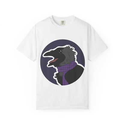Raven Portrait T-Shirt | Raven with Scarf Graphic Tee