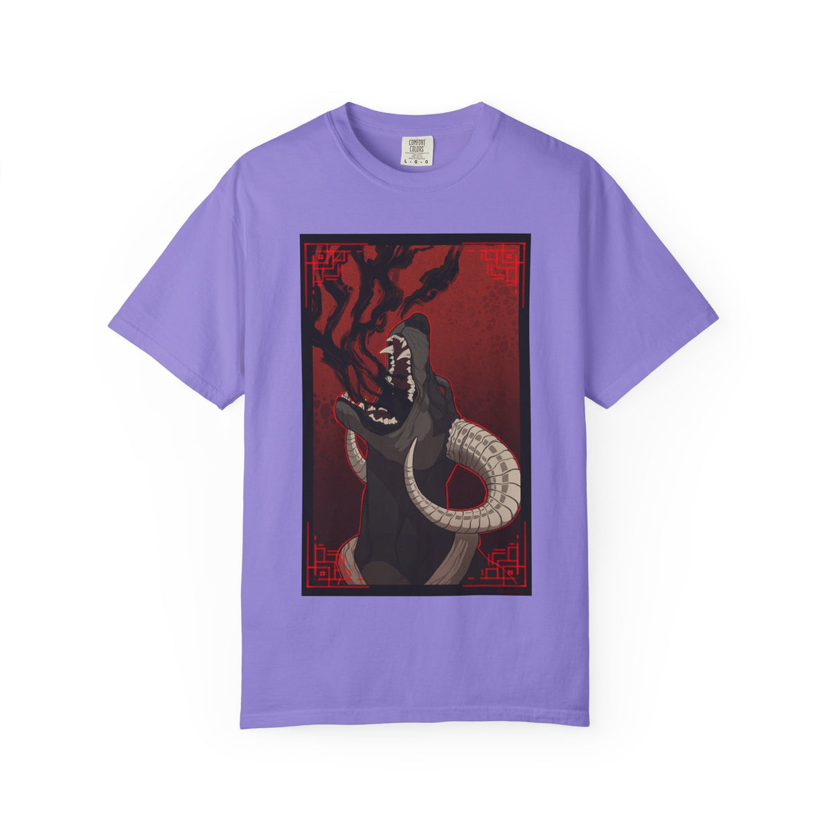 Houndoom Pokémon Shirt | Haloween | Artistic vision Tee | Dark Canine | Demon Dog Art | Wearable Beast Art