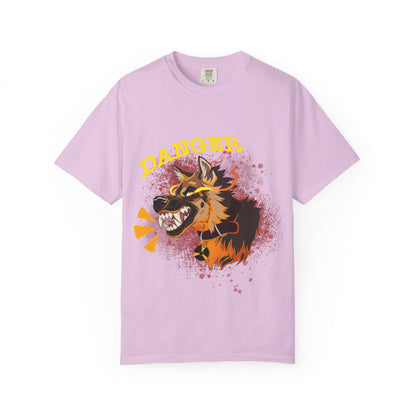 Danger Dog T-Shirt | Grunge Snarling Aggressive Dog Shirt | Dog Lover Gift | Furry Animal Tee | Animal Kingdom