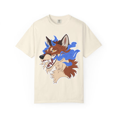 Japanese Fox Yokai T-Shirt | Oni Fox Shirt | Spirit Demon Tee | Furry Art | Artist Zoomorphic Graphic Tee shirt