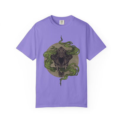 Tiger Skull Creature Shirt | Gothic Animal Tee | Supernatural Art