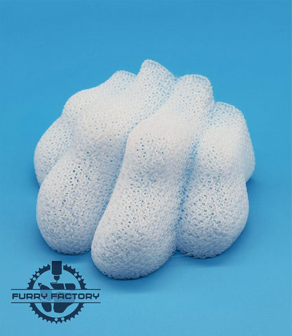 Realistic Fursuit Toes: Anatomical TPU Flexible Parts for Anthropomorphic Feetpaws