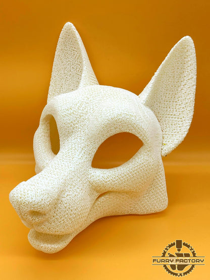 Foam TPU Base Toony Fox, Lightweight Fursuit Head, Soft Water Resistant