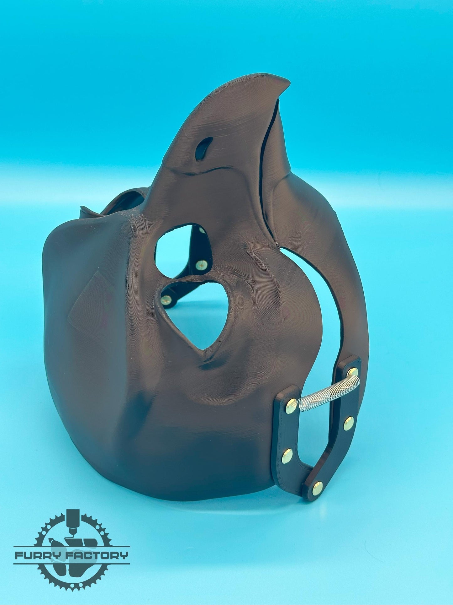 Owl Fursuit Head Base: Realistic 3D Printed Moving Jaw Avian Bird Blank