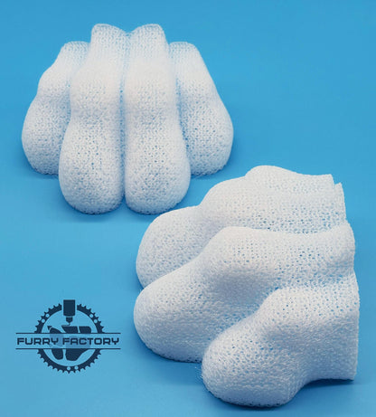 Realistic Fursuit Toes: Anatomical TPU Flexible Parts for Anthropomorphic Feetpaws