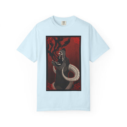 Houndoom Pokémon Shirt | Haloween | Artistic vision Tee | Dark Canine | Demon Dog Art | Wearable Beast Art