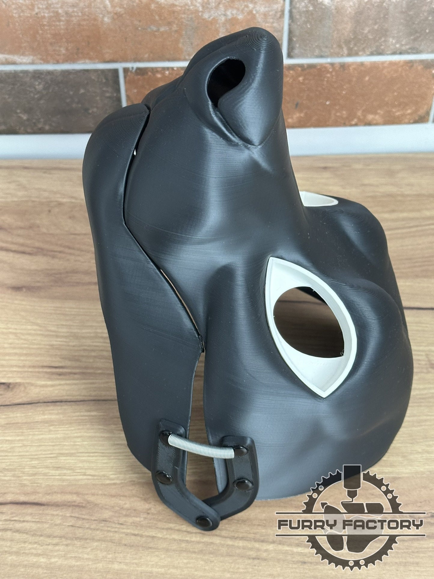 Fox fursuit Head Base, Semi Toony, 3D Printed Moving Jaw