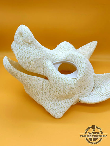 Foam TPU Base Toony Fox, Lightweight Fursuit Head, Soft Water Resistant