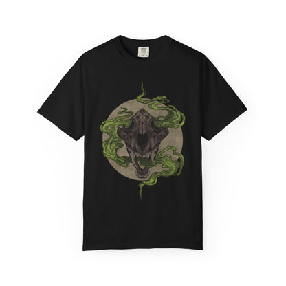Tiger Skull Creature Shirt | Gothic Animal Tee | Supernatural Art