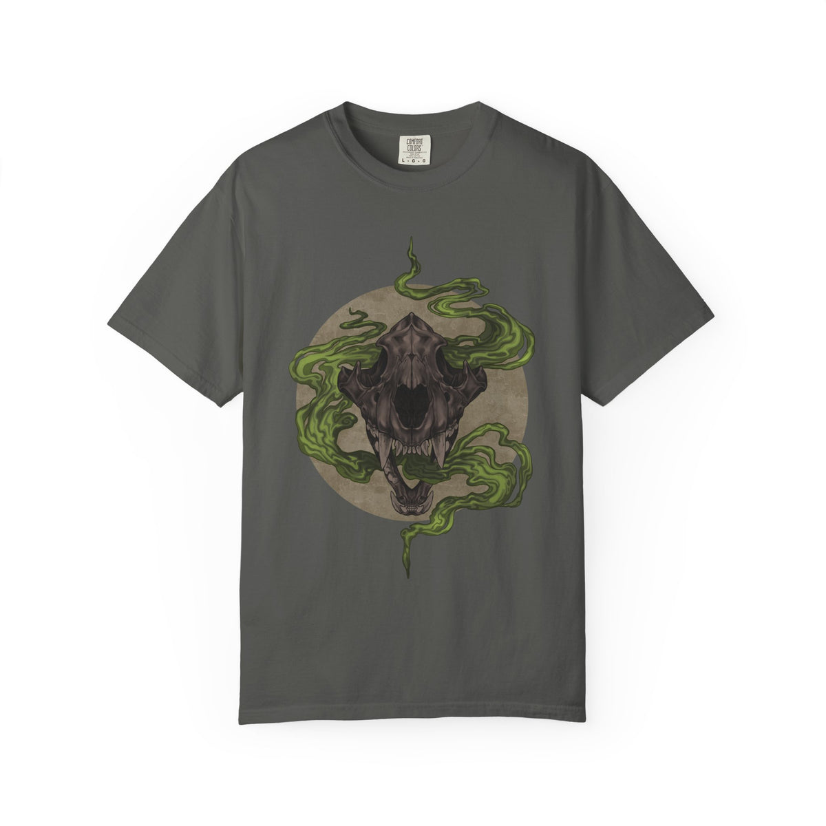 Tiger Skull Creature Shirt | Gothic Animal Tee | Supernatural Art